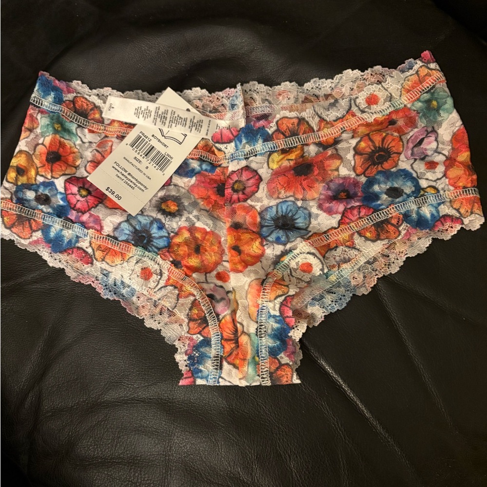 Hanky Panky Red and Orange Lace Panties